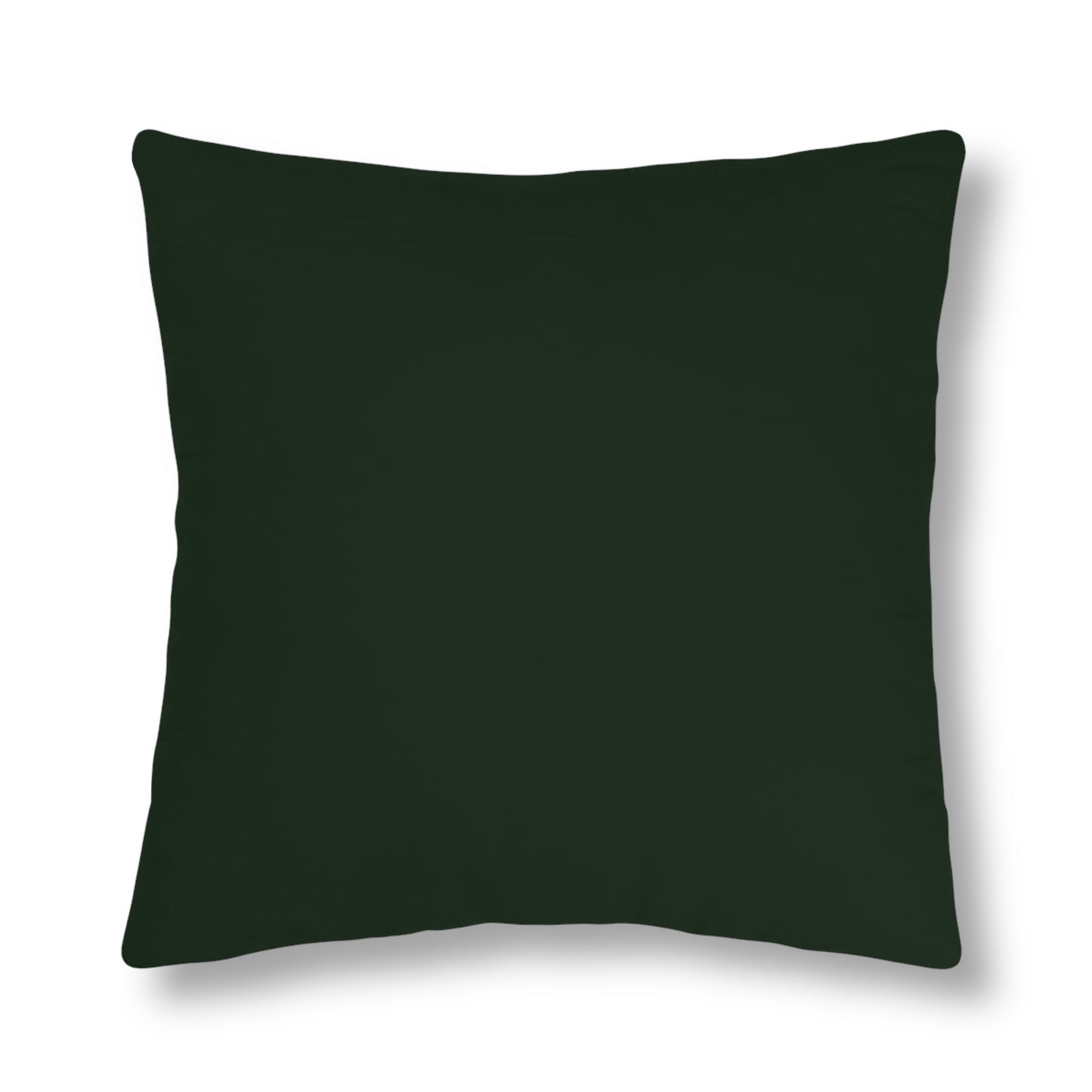 Monstera Leaf Waterproof Pillows - Reversible Plain Green Back