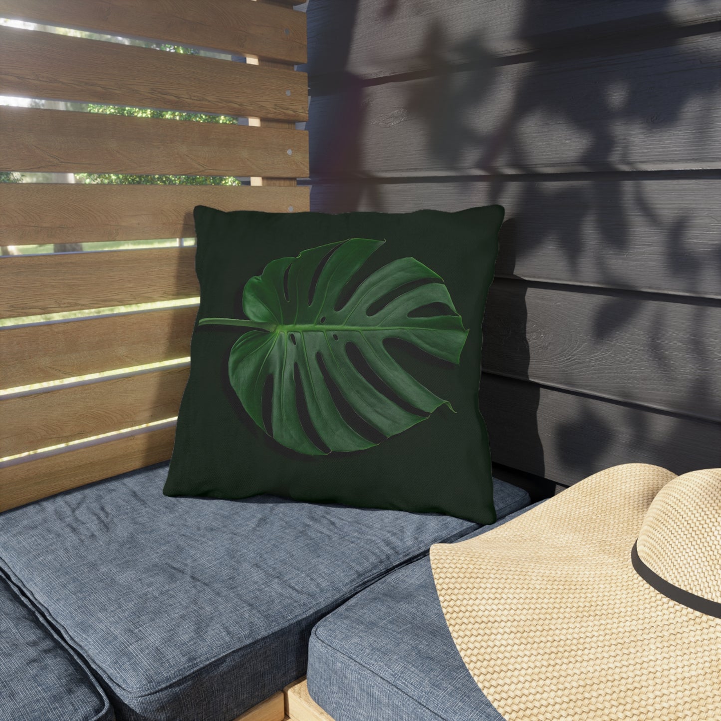 Monstera UV Resistant Outdoor Pillows