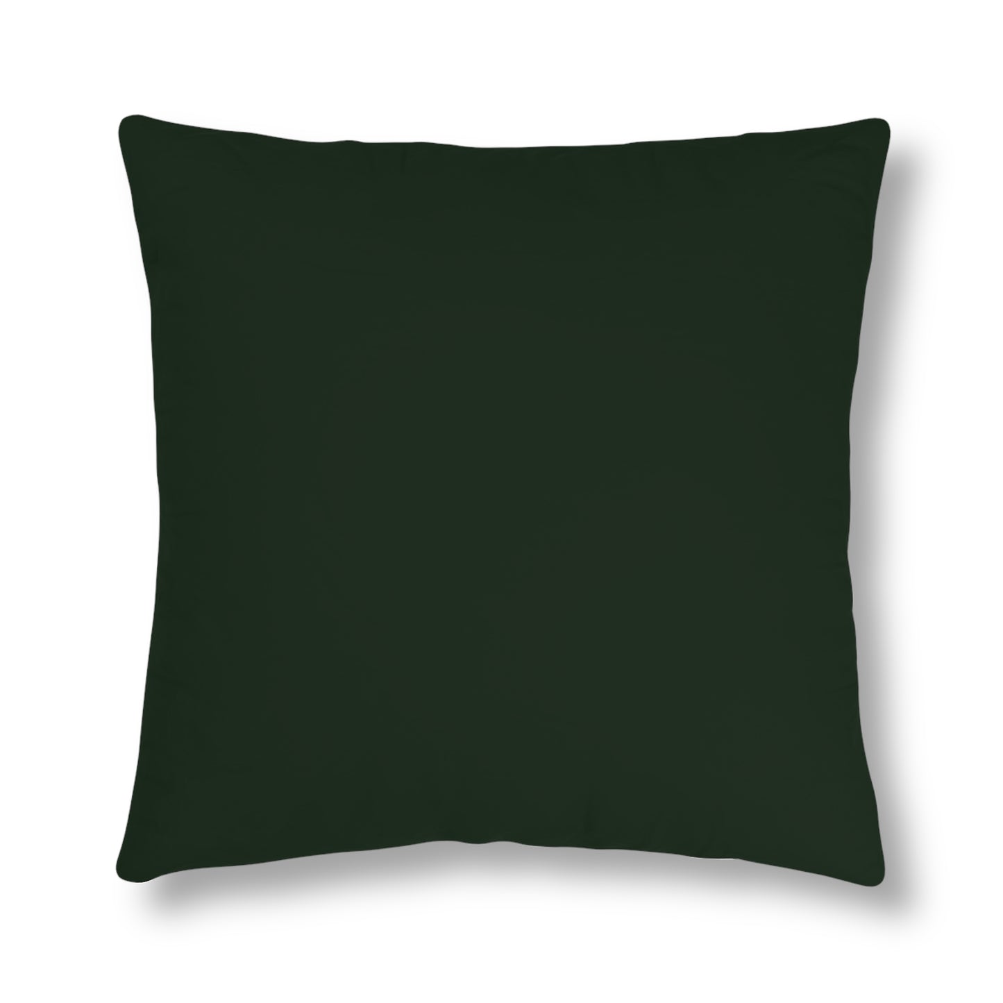 Monstera Leaf Waterproof Pillows - Reversible Plain Green Back