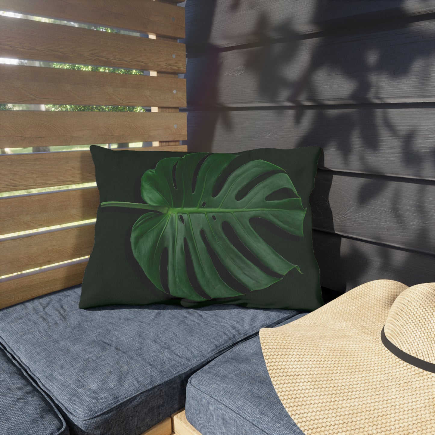 Monstera UV Resistant Outdoor Pillows