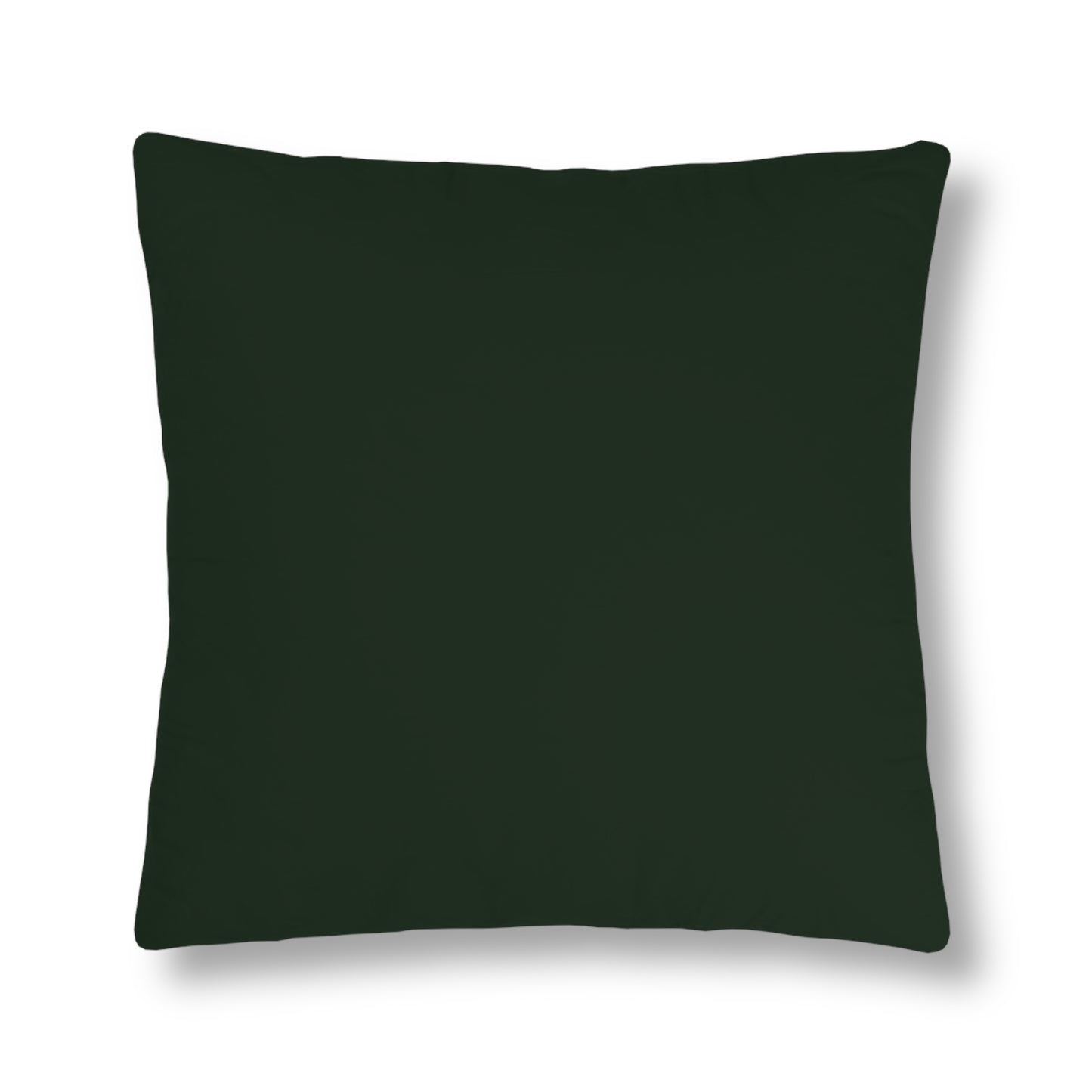 Monstera Leaf Waterproof Pillows - Reversible Plain Green Back