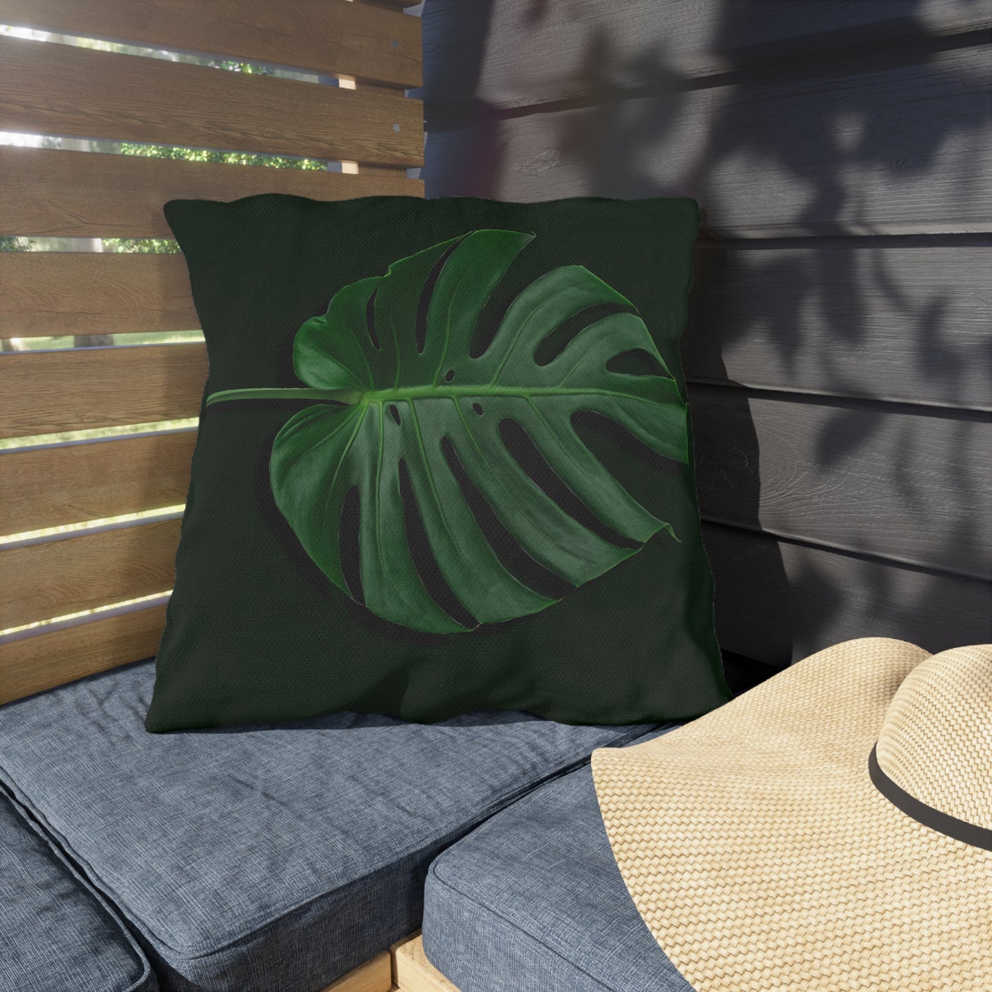 Monstera UV Resistant Outdoor Pillows