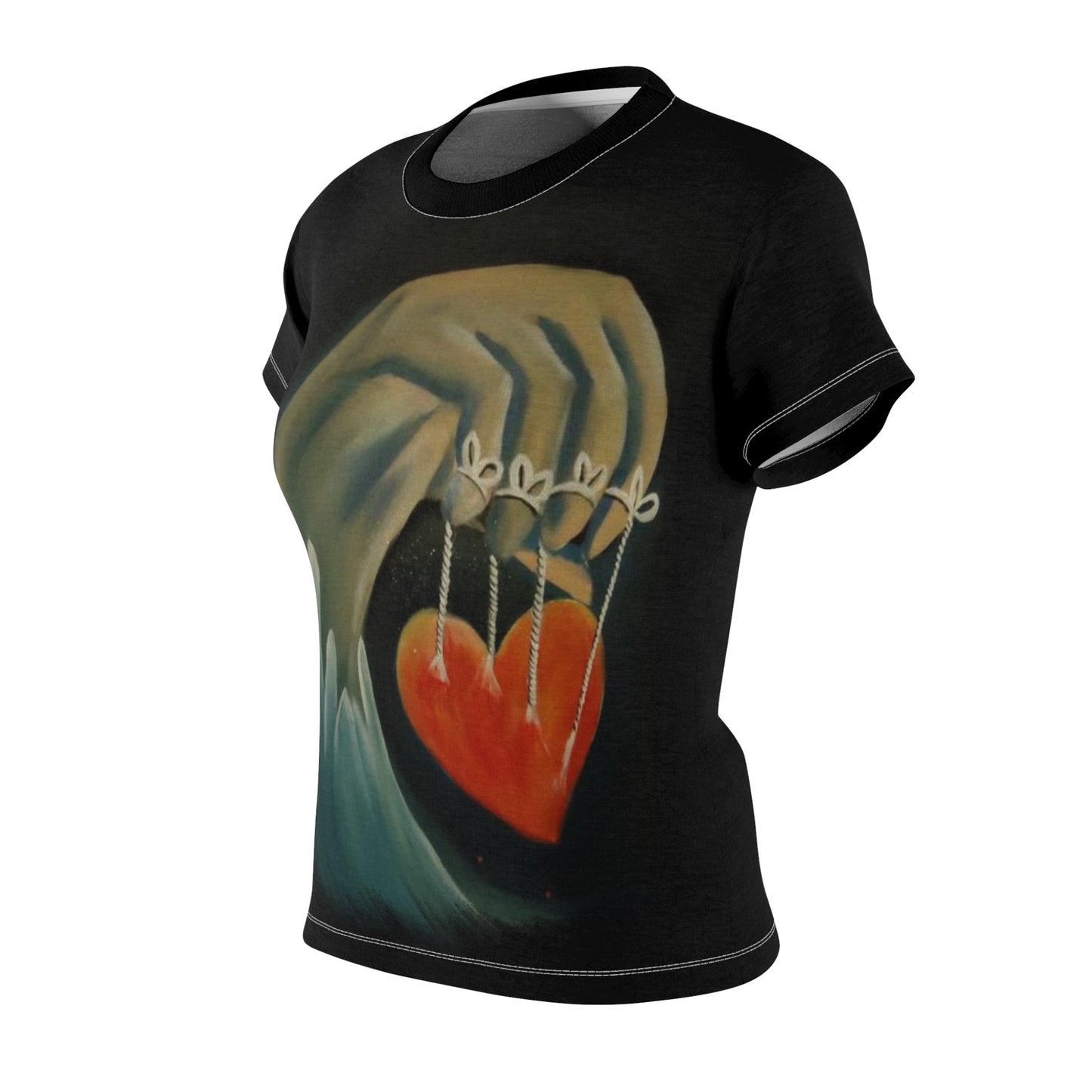 Heartstrings Women's AOP Cut & Sew Tee