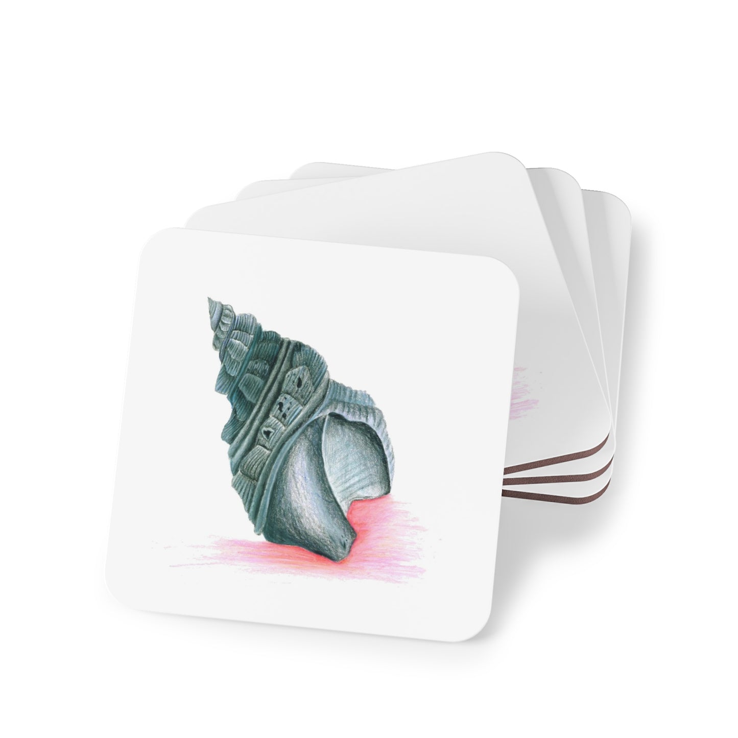 Georgia Beach Shell Coasters