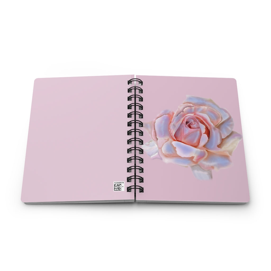 Champagne Rose Spiral Bound Journal