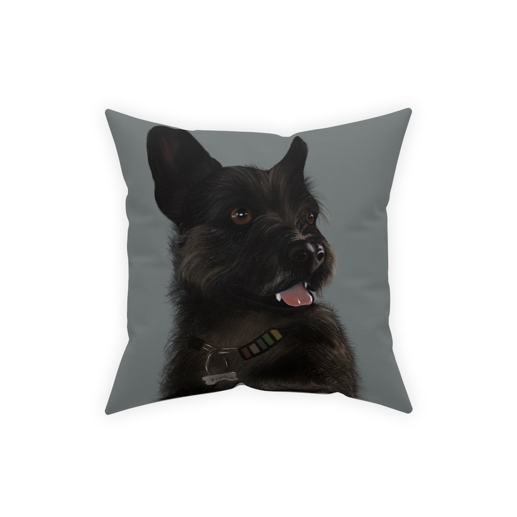 Frankie Pup Broadcloth Pillow