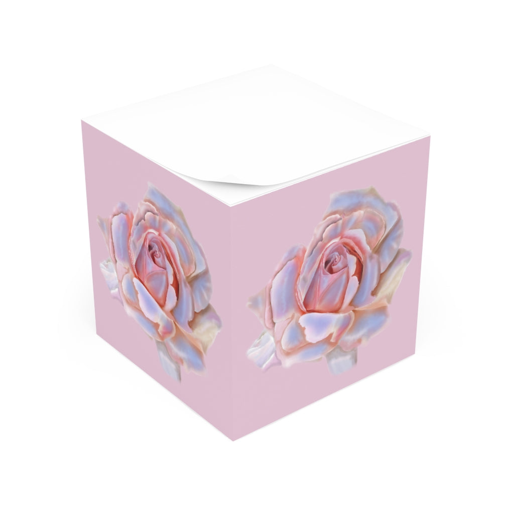 Champagne Rose Note Cube