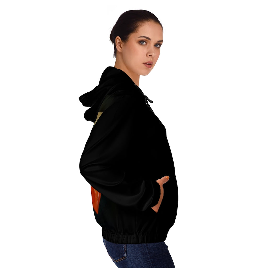 Heart Strings Women’s Full-Zip Hoodie (AOP)