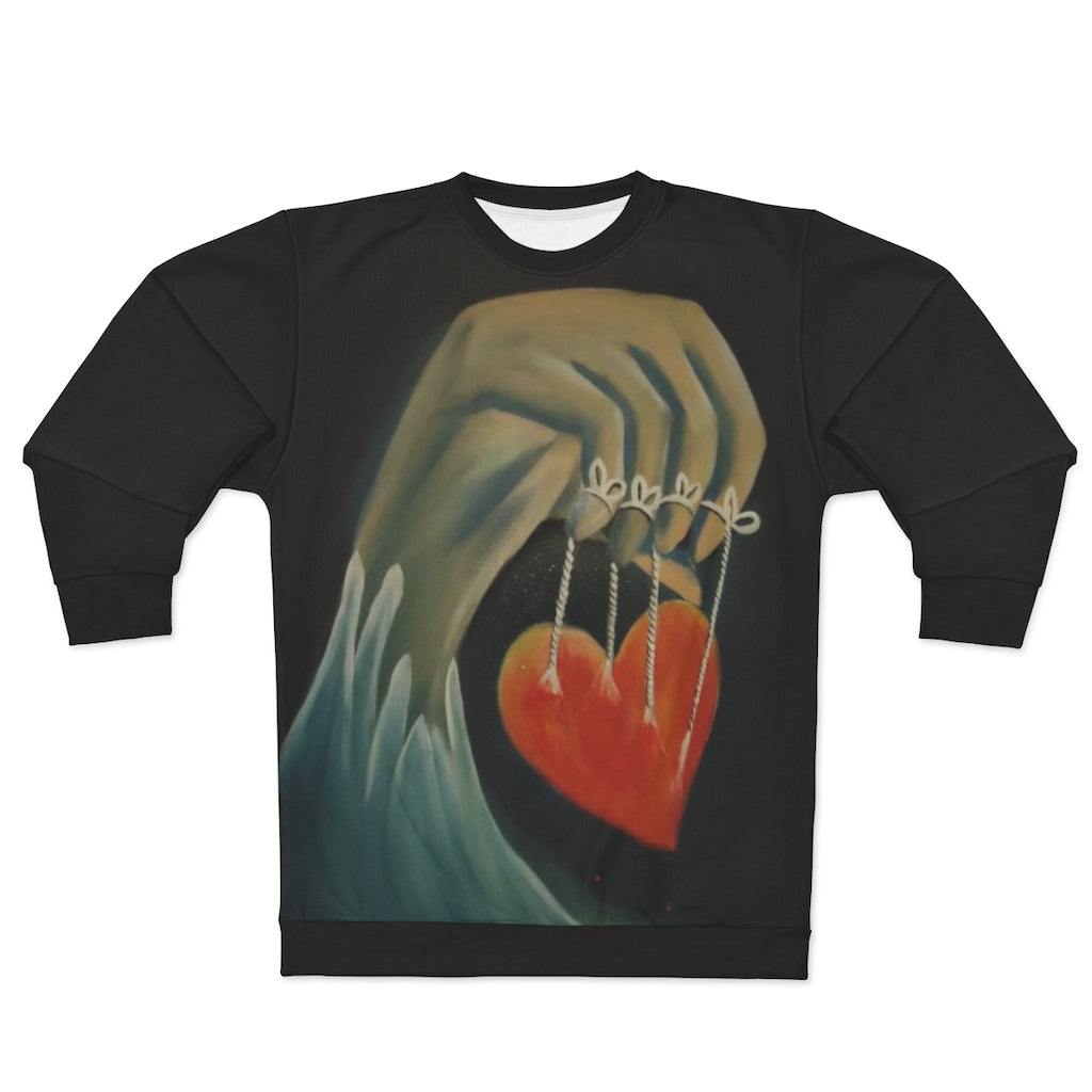 Heart Strings AOP Unisex Sweatshirt