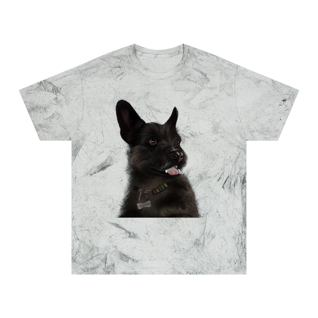 Frankie Pup Unisex Color Blast T-Shirt