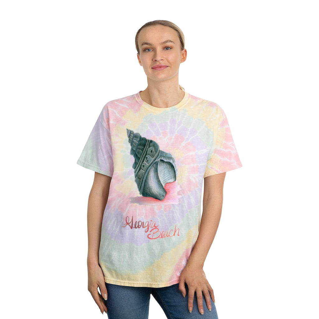 Georgia Beach Shell Tie-Dye Tee, Spiral