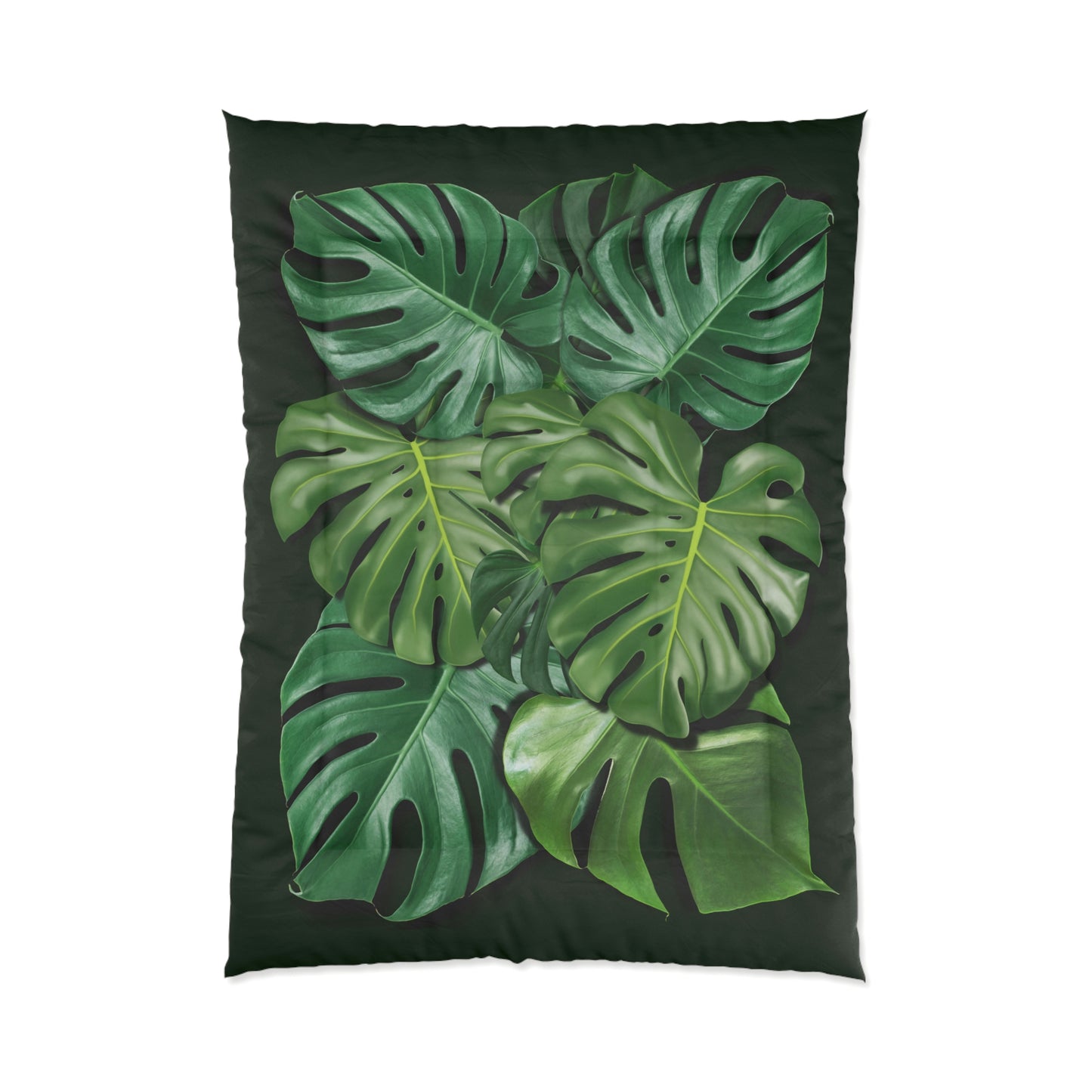 Monstera Leaf Comfy Comforter Blanket