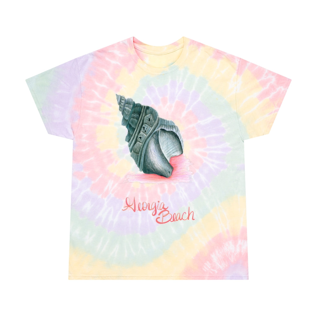 Georgia Beach Shell Tie-Dye Tee, Spiral