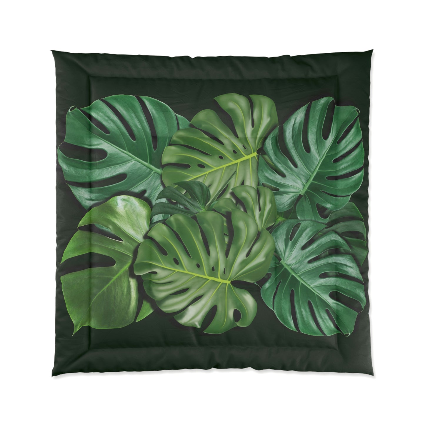 Monstera Leaf Comfy Comforter Blanket