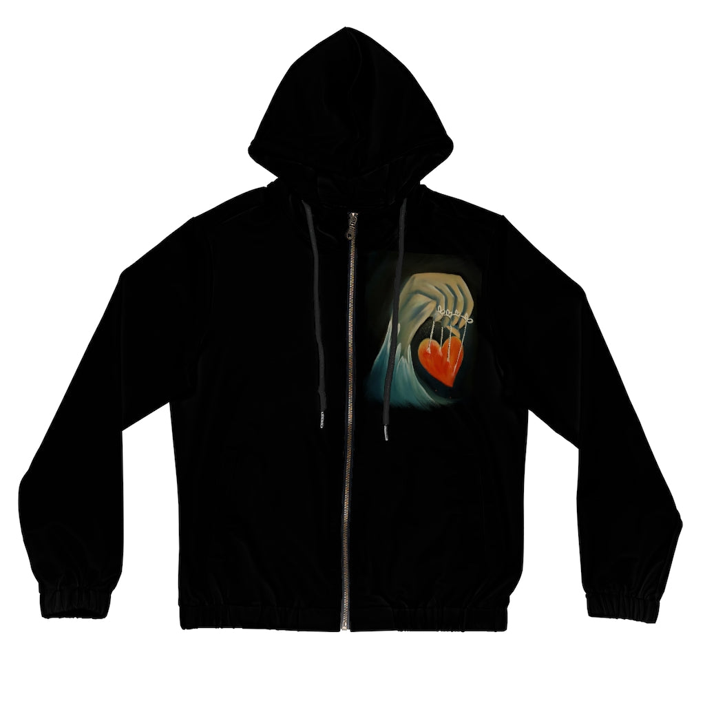 Heart Strings Women’s Full-Zip Hoodie (AOP)