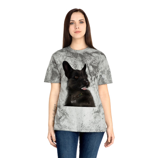 Frankie Pup Unisex Color Blast T-Shirt