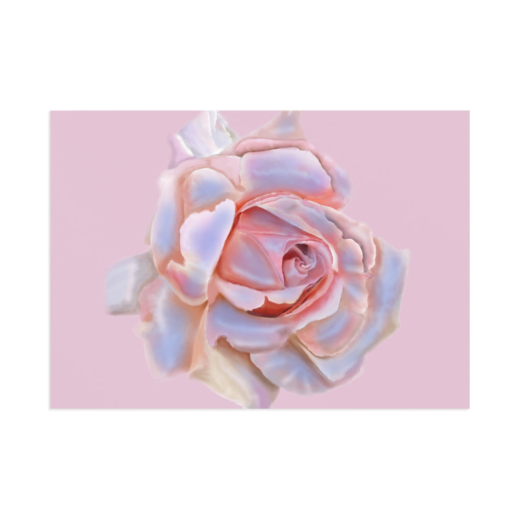 Champagne Rose Fine Art Postcards