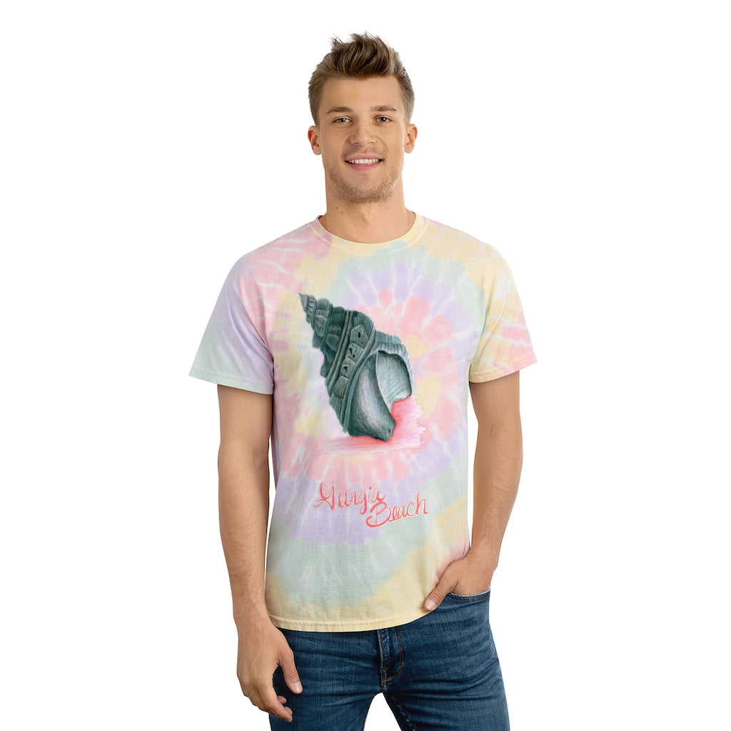 Georgia Beach Shell Tie-Dye Tee, Spiral