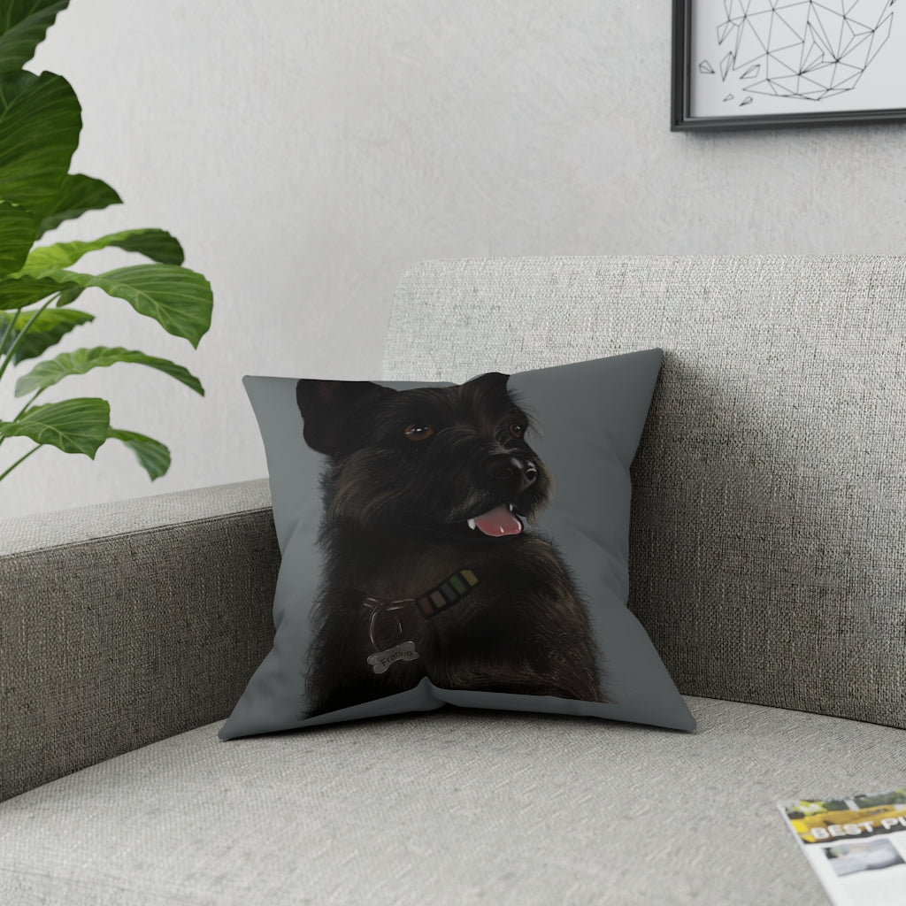 Frankie Pup Broadcloth Pillow