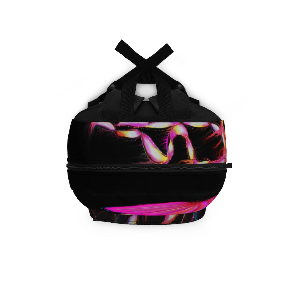 Hot Pink Electric Jellyfish Backpack (Made in USA)