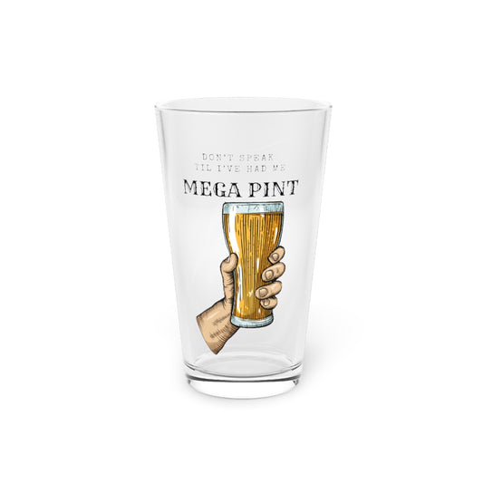 Johnny Depp Amber Heard Trial Mega Pint Meme Pint Glass, 16oz