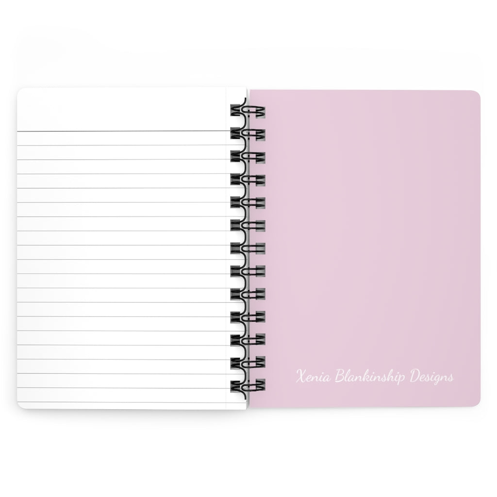 Champagne Rose Spiral Bound Journal