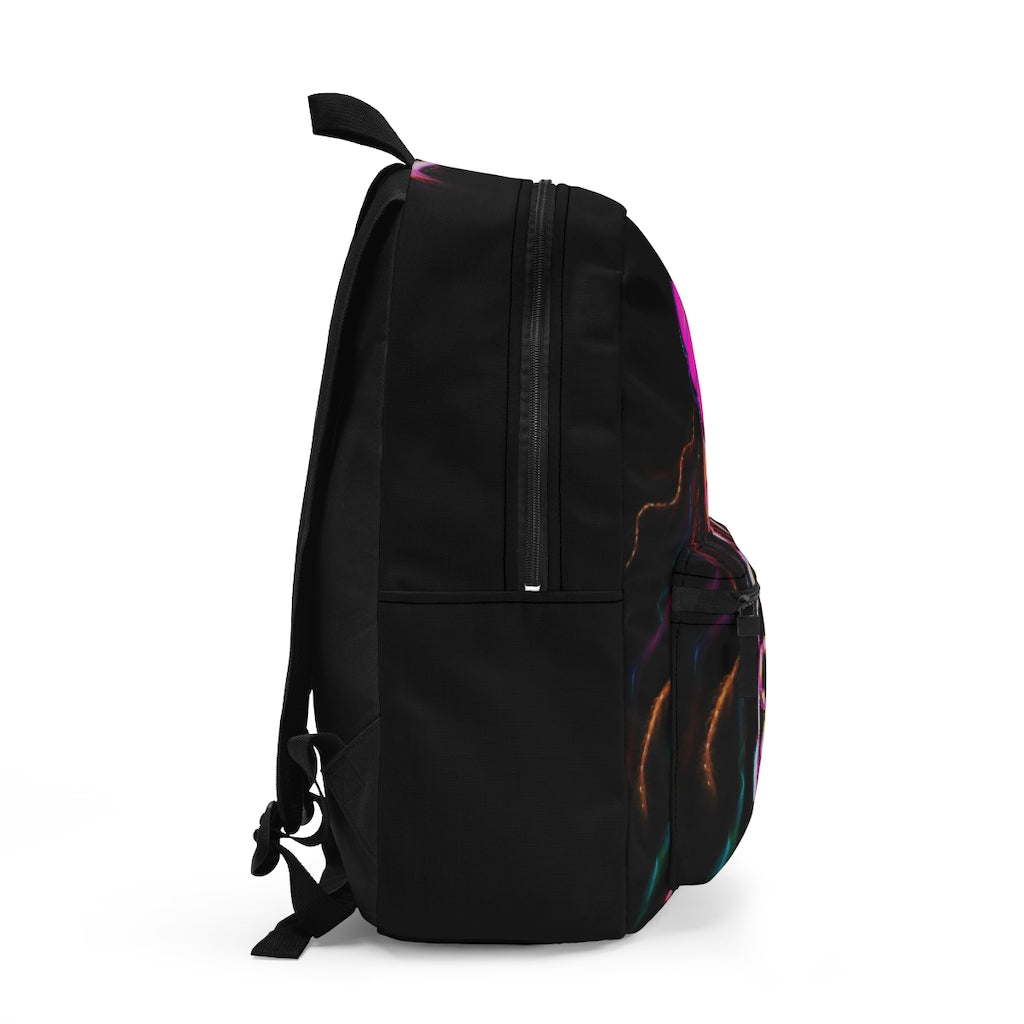 Hot Pink Electric Jellyfish Backpack (Made in USA)