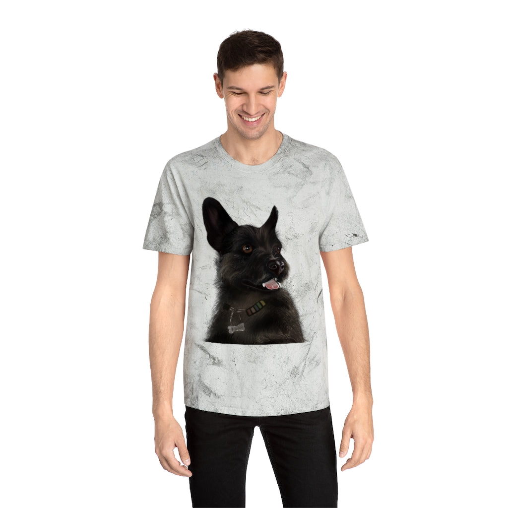 Frankie Pup Unisex Color Blast T-Shirt